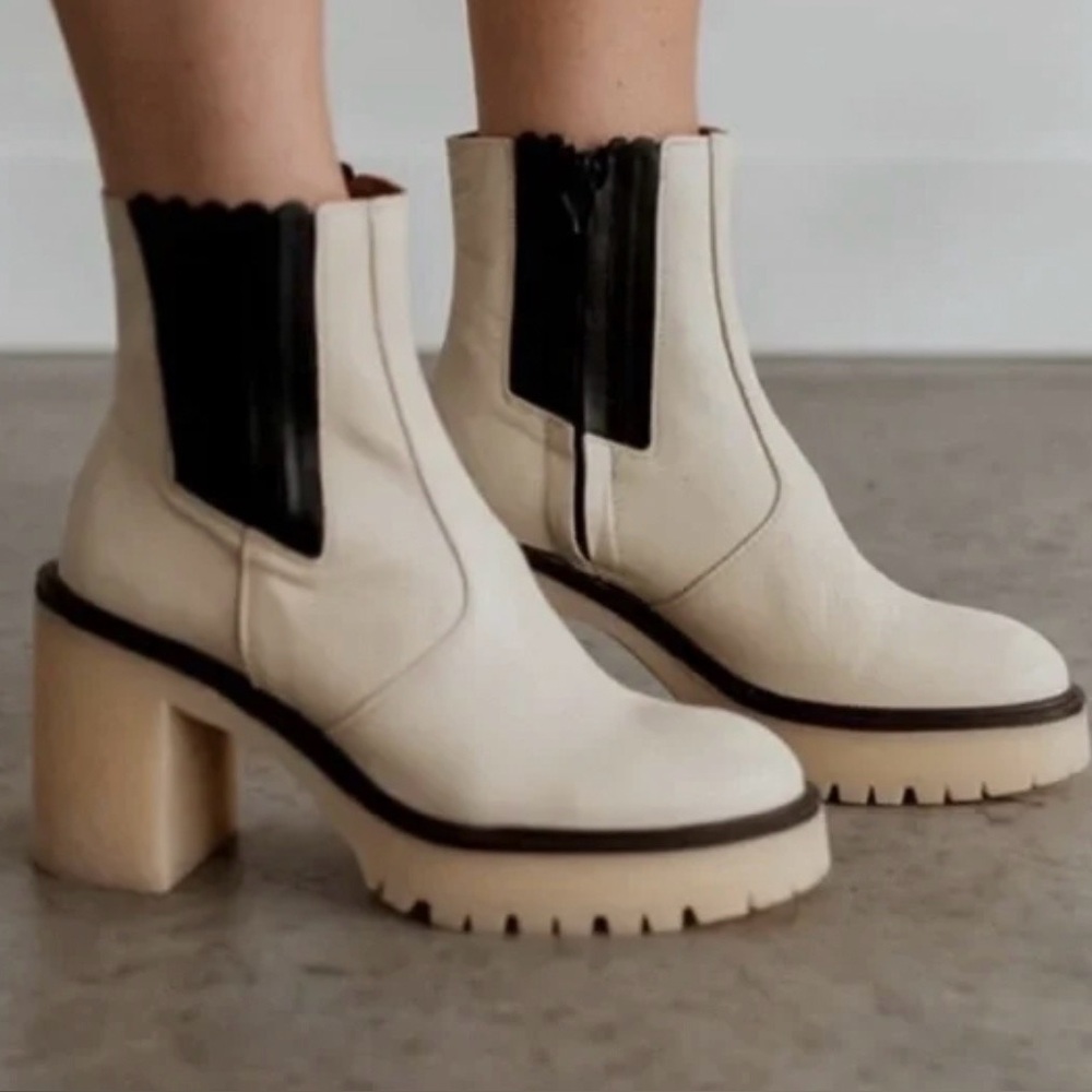 Free People James Chelsea Lug Sole Boots